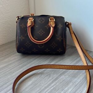 Louis Vuitton nano speedy authentic monogram